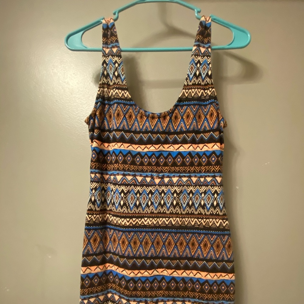 Women’s Colorful diamond shape body con dress